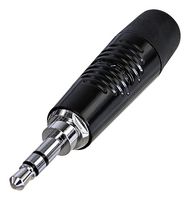 RTP3C-BAG - Phone Audio Connector, Stereo, 3 Contacts, Plug, 3.5 mm, Cable Mount, Nickel Plated Contacts - REAN