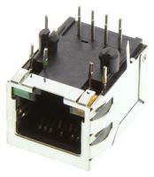 SS-74800-132F - Modular Connector, RJ45 Jack, 1 x 1 (Port), 8P8C, Cat5e, Panel Mount - STEWART CONNECTOR