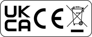 MP010997 - Label, Self Adhesive, 20 mm, 50 mm, Polypropylene, UKCA, CE, WEEE Wheeled Bin (Symbol) - MULTICOMP PRO