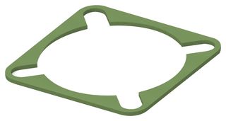 2427991-1 - EMI Shielding Gasket, Conductive Sheet, Nickel Plated Graphite, 29.29mm L x 29.29mm W x 0.8mm D - TE CONNECTIVITY