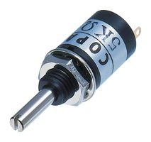 MC1003-000-502 - Rotary Potentiometer, 5 kohm, 3 Turns, Linear, 190 mW, ± 20%, MC1003 Series - NIDEC COPAL ELECTRONICS