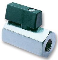 601112228 - Valve, Ball, Miniball, 6011 Series, Light Duty, Reduced Bore, Male/Female, G1/4, 10Bar, Brass - NORGREN