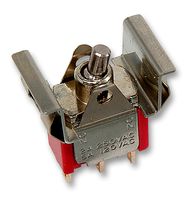 7107J50 ZQE++ - Rocker Switch, On-Off-(On), SPDT, Non Illuminated, Panel Mount, Black, 7000 Series - C&K COMPONENTS