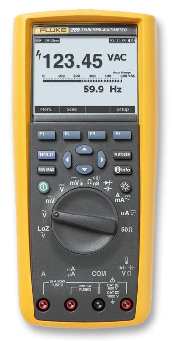 FLUKE 289/EUR MULTIMETER, DIGITAL, HAND HELD, 50000 FLUKE