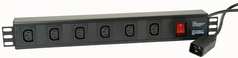 POWERDATA TECHNOLOGIES Power Distribution H15UIEC/6/C20 PDU HORZ IEC 1.5U 6 WAY C20 PLUG POWERDATA TECHNOLOGIES 3376442 H15UIEC/6/C20