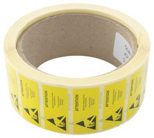 055-0068 ESD Caution Label, 16X38MM multicomp