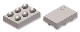 DMN15M3UCA6-7 MOSFET, Dual N-Ch, 16.5A, 14V, 150DEG C Diodes Inc.