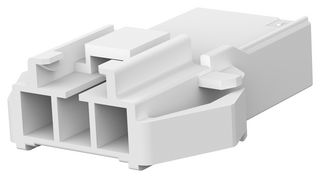 176293-1 Connector Housing, Rcpt, 3Pos, 3.96mm Amp - Te Connectivity