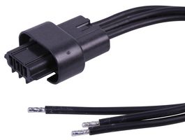 216621-1031 WTB Cable, 3P Squba Rcpt-Free End, 5.9" Molex