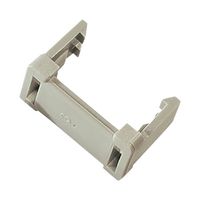 09661080001 D-Sub Strain Relief, 9Pos, Thermoplastic Harting