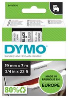 45800 TAPE, BLACK/CLEAR, 19MM DYMO