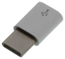 789RP-19040802 RPI Micro-USB TO USB-C Cable, White Raspberry-Pi