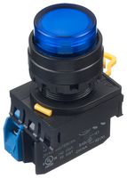 YW1L-M2E10Q4S Pb Switch, SPST-NO, 24Vac, Screw, Blue Idec