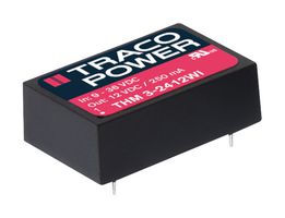 THM 3-2411WI DC-DC Conv, ISO POL, 1 O/P, 0.6a, 5V TRACO Power