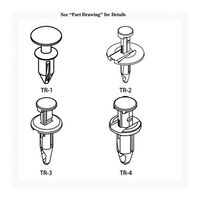 Tr-4 Tough Rivet, Nylon 6.6, 8.3mm, Black ESSENTRA Components