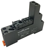 MCSRU08-E Relay Socket, 300V, 10A, DIN Rail multicomp
