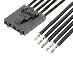 216271-1051 WTB Cord, 5P SL Rcpt-Free End, 100mm Molex
