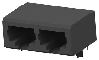 5557560-1 RJ45 Conn, Jack, 8P8C, 2PORT, Cat4 Amp - Te Connectivity