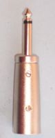 PS000116 Adapter, Mono 6.35 Plug-xlr Plug multicomp Pro