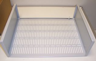 503-232955L CASE, VENTED BASE, 3U, 350MM VERO