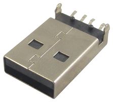 2410 07 USB Plug, 2.0 Type A, Right Angle, SMD Lumberg