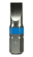 DT000438 Slotted Driver Bit, 3mm X 25mm, Steel Duratool