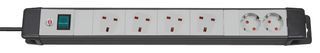1156053024 POWER OUTLET STRIP, 6 OUTLET, 3M, 240V BRENNENSTUHL