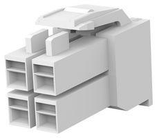 176273-1 Connector Housing, Plug, 4Pos, 3.96mm Amp - Te Connectivity