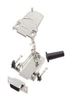 L17D45ZF09-RG+L77HDE15S Hd-D Sub Connector, Rcpt, 15Pos, Solder Amphenol ICC