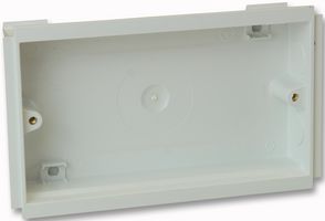 VTS/7025 WHI MOUNTING BOX, 2GANG, 25MM DEEP, WHITE HONEYWELL