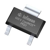IPN60R2K0PFD7SATMA1 MOSFET, N-Ch, 600v, 3a, Sot-223 INFINEON