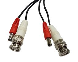 PS000044 Audio Cable, 2.1 DC-BNC Plug, 1m, Black multicomp Pro