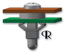 TFR-3 Pcb Spacer Support, Nylon 6.6, 4.8mm ESSENTRA Components