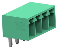 2350514-6 Terminal Block, R/A Header, 6Way, Th Te Connectivity
