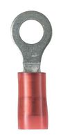 PN18-4RN-M TERMINAL, RING TONGUE, #4, 18AWG, RED PANDUIT