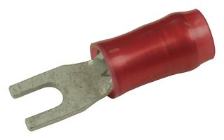 328394 Crimp Terminal, Fork, #2, 16AWG, Red Amp - Te Connectivity