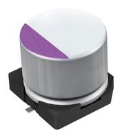 6SVT390M Cap, 390UF, 6.3V, Alu Elec, Polymer, SMD Panasonic