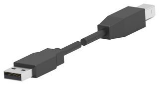 1487594-2 CBL ASSY, Type A Plug-Type B Plug, 0.25m Amp - Te Connectivity