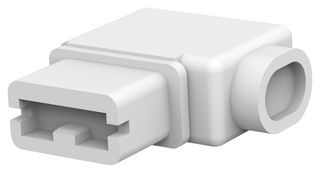 1-176497-1 Rcpt Housing, 1POS, Nylon 6.6, Natural Amp - Te Connectivity