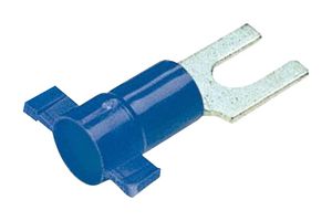 PV14-8FB-3K Terminal, Fork Tongue, #8, Blu, 16-14AWG PANDUIT