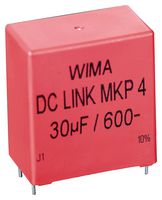 DCP4G054006JD2KSSD CAP, 40UF, 400V, FILM, RADIAL WIMA