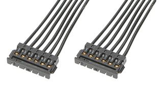 36920-0600 Cable ASSY, 6Pos, WTB Rcpt-Rcpt, 50mm Molex