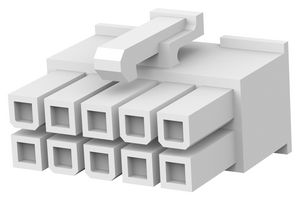 1-1586019-0 Connector Housing, Rcpt, 10Pos, 4.2mm Amp - Te Connectivity