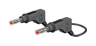 66.9408-050-21 Sil Test Lead, Black, 500mm, 600v, 32A STAUBLI