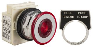 9001KR9P1R SWITCH ACTUATOR, PUSHBUTTON, RED SCHNEIDER ELECTRIC