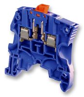 1SNK506020R0000 Terminal Block, DIN Rail, 2Pos, 12AWG Entrelec - Te Connectivity
