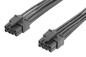 214755-2082 WTB Cord, 8P Micro-Fit Rcpt/Rcpt, 11.8" Molex