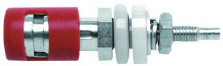 4995-2 Binding Post, 15A, Turret, Red Pomona