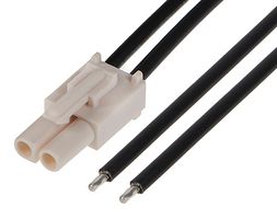 216291-1023 Cable ASSY, 2P WTB Rcpt-Free End, 23.6" Molex