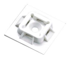 ABM100-At-C Cable Tie Mount, 25.4mm, PA66, White PANDUIT